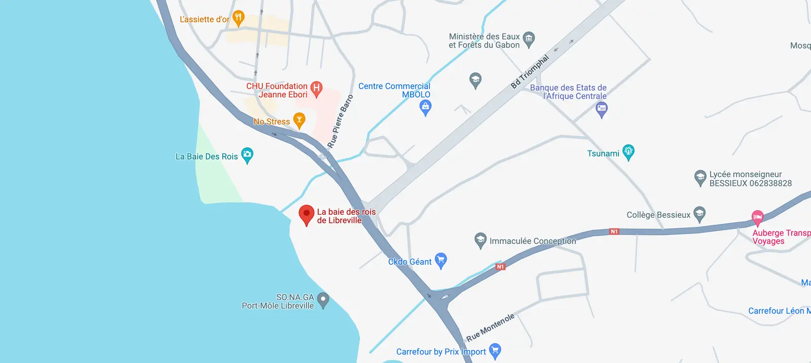 Maps of 3 Venues