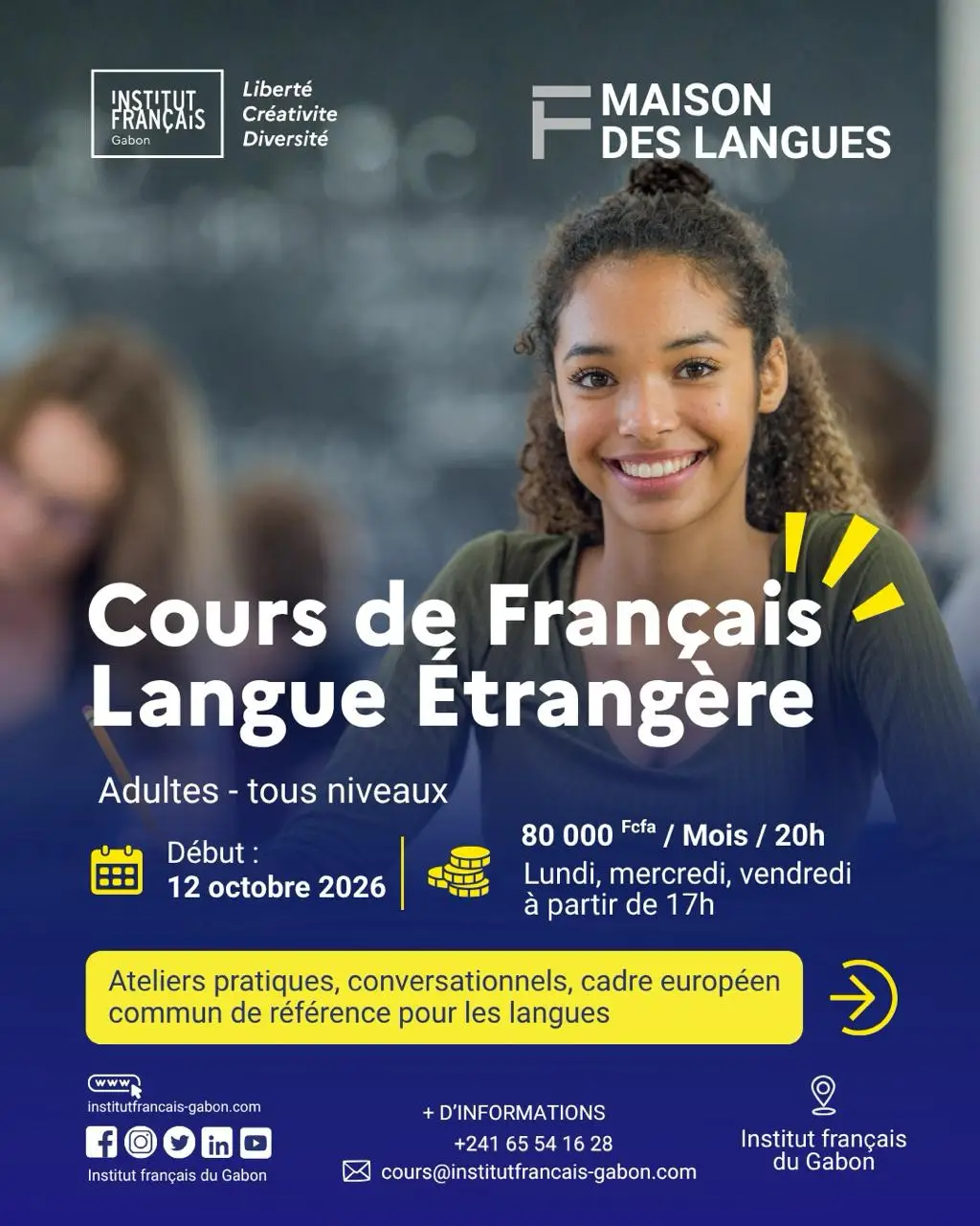 Cours de français Langue Étrangère
