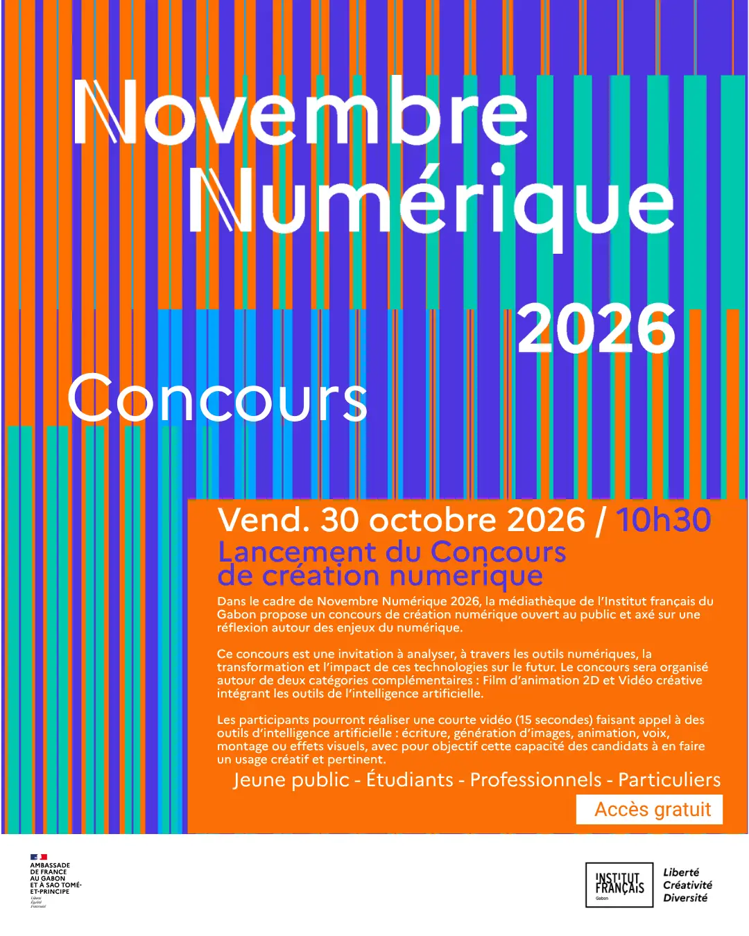 Novembre numérique 2026 : racontez le futur en 15 secondes ! 🎬