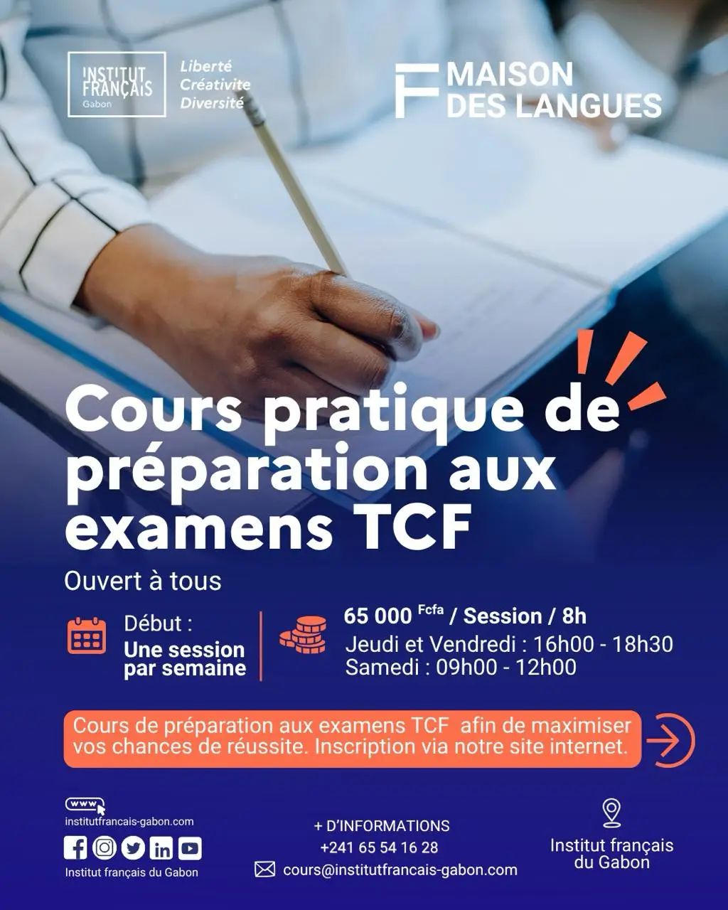 Cours pratiques de préparation aux examens TCF